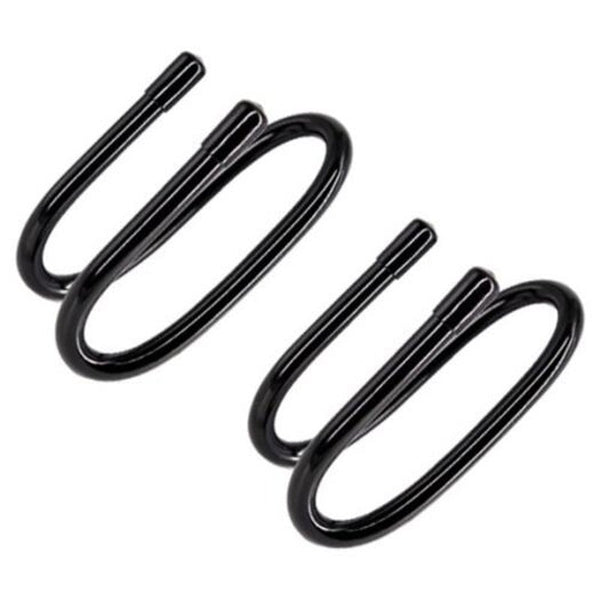 Double S Shaped Universal Sturdy Hanging Hooks 2Pcs Black Hooks & Eyes