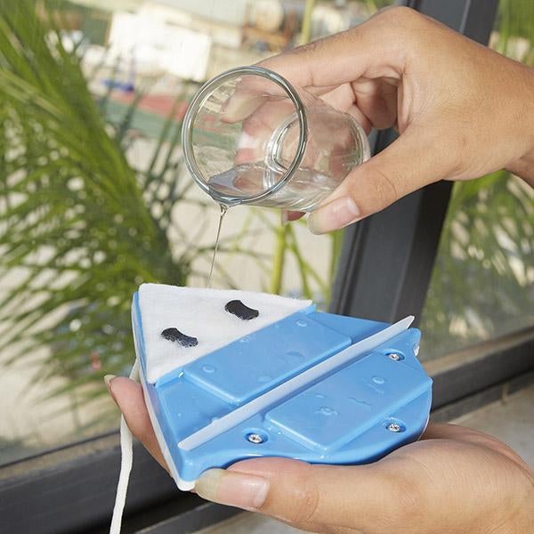 Magnetic Double Sided Cleaner Glass Wiper Squeegees & Window Cleaning