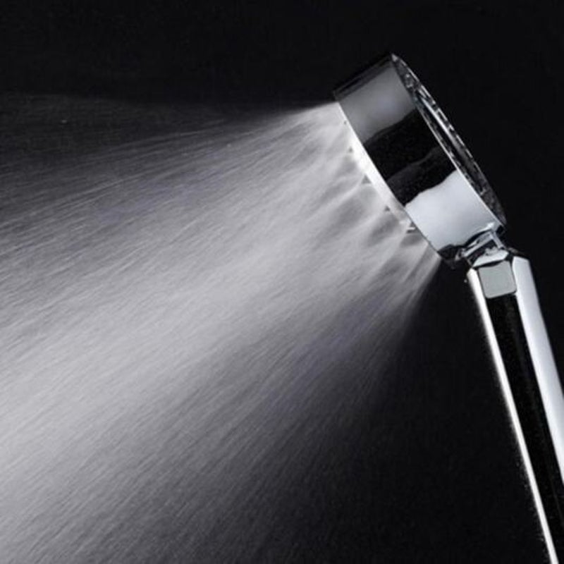 Double Sided Water Pressurized Shower Head Handheld High Pressure Sprinkler Silver Shower Heads & Combos