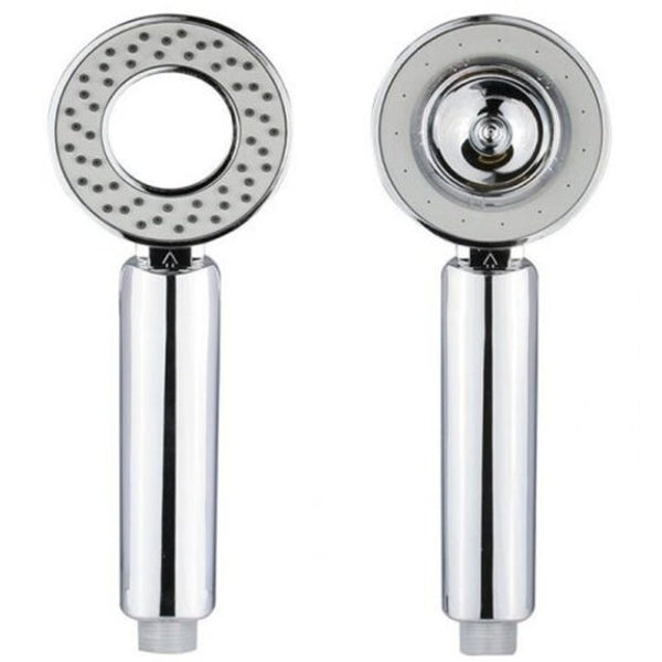 Double Sided Water Pressurized Shower Head Handheld High Pressure Sprinkler Silver Shower Heads & Combos