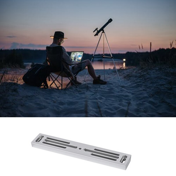 Dovetail Mounting Plate Fully Metal 228Mm / 9 Inch For Astronomical Tail Telescope Monocular Telescope Mounts