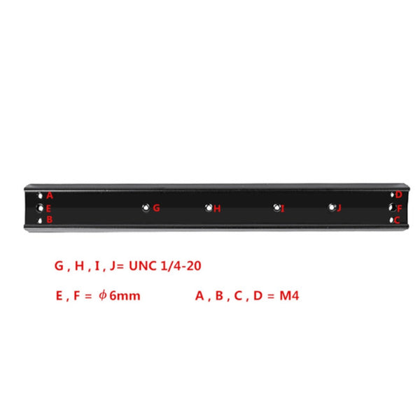 Dovetail Telescope Mounting Plate 335Mm 13.1 Inch For Equatorial Tripod Long Version Binocular / Monocular Astronomy Telescope Mounts