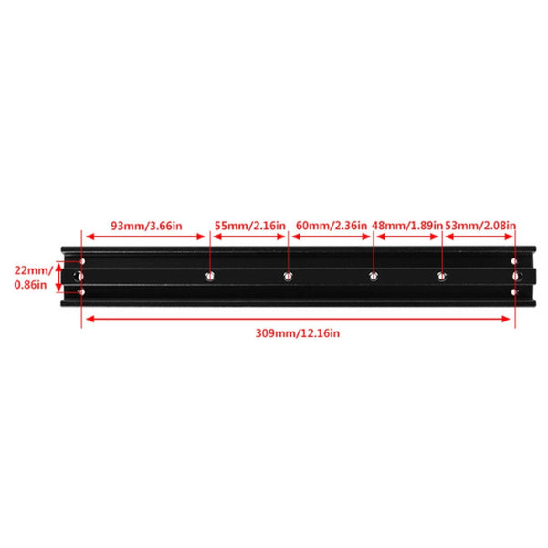 Dovetail Telescope Mounting Plate 335Mm 13.1 Inch For Equatorial Tripod Long Version Binocular / Monocular Astronomy Telescope Mounts