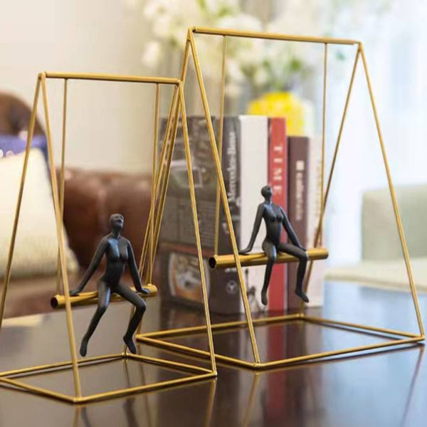 37Cm Swing Furnishing Articles Tabletop Decor Sculptures Figurines Sculptures & Figurines