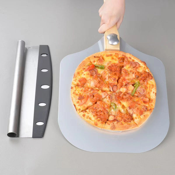 35 X 11 Inch Stainless Steel Pizza Cutter With Protective Cover Kitchen Tool Other Kitchen Gadgets