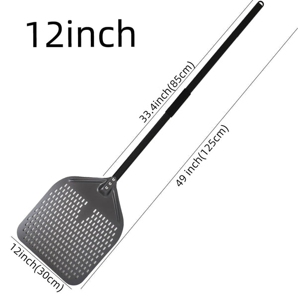 Pizza Shovel 30 Centimetre X 125 Dark Grey Metal Handle Baking Tool Pizza Paddles