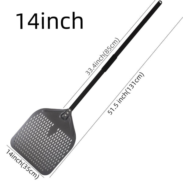 Pizza Shovel 35 Centimetre X 110 Dark Grey Metal Handle Baking Tool Pizza Paddles
