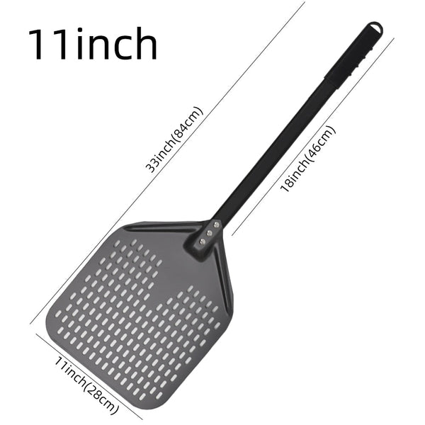 Pizza Shovel 28 Centimetre X 84 Dark Grey Metal Handle Baking Tool Pizza Paddles