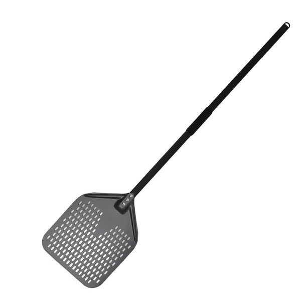Pizza Shovel 28Cm X 123.5Cm Dark Grey Metal Handle Oven Baking Accessory Pizza Paddles