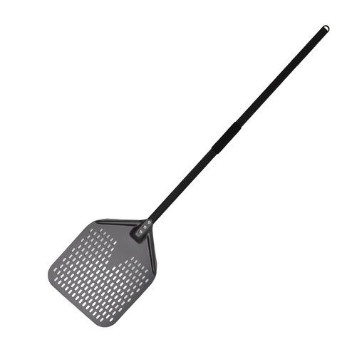 Pizza Shovel 28Cm X 123.5Cm Dark Grey Metal Handle Oven Baking Accessory Pizza Paddles