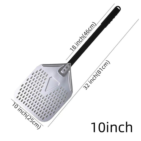 Pizza Shovel 25 Centimetre X 81 Silver Metal Handle Baking Accessory Pizza Paddles
