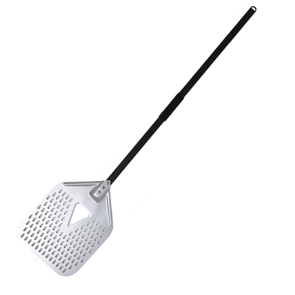 Pizza Shovel 30 Centimetre X 125 Silver For Perforated Peel Baking Tool Pizza Paddles