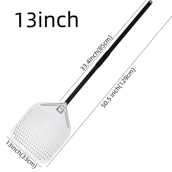 Pizza Shovel 33 Centimetre X 129 Silver For Perforated Peel Baking Tool Pizza Paddles
