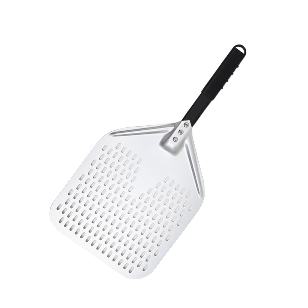 Pizza Shovel 35 Centimetre X 64 Silver Perforated Peel Metal Handle Baking Tool Pizza Paddles