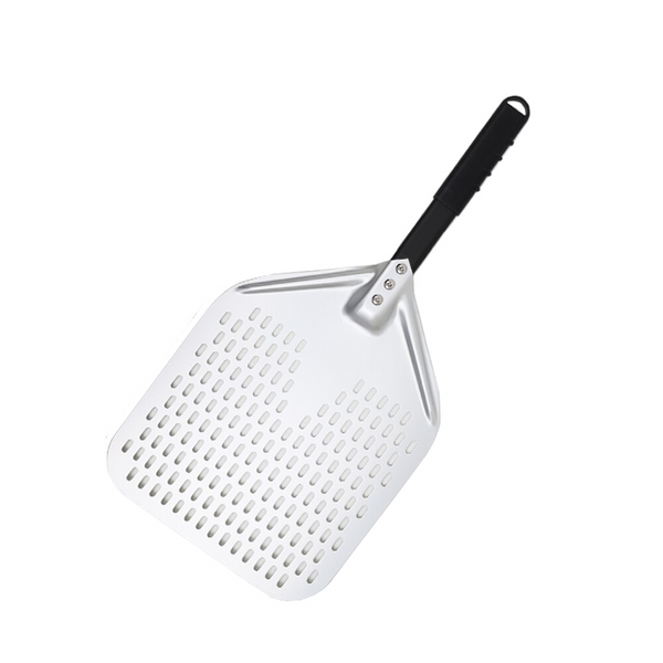 Pizza Shovel 33 Centimetre X 62 Silver For Perforated Peel Metal Handle Pizza Paddles