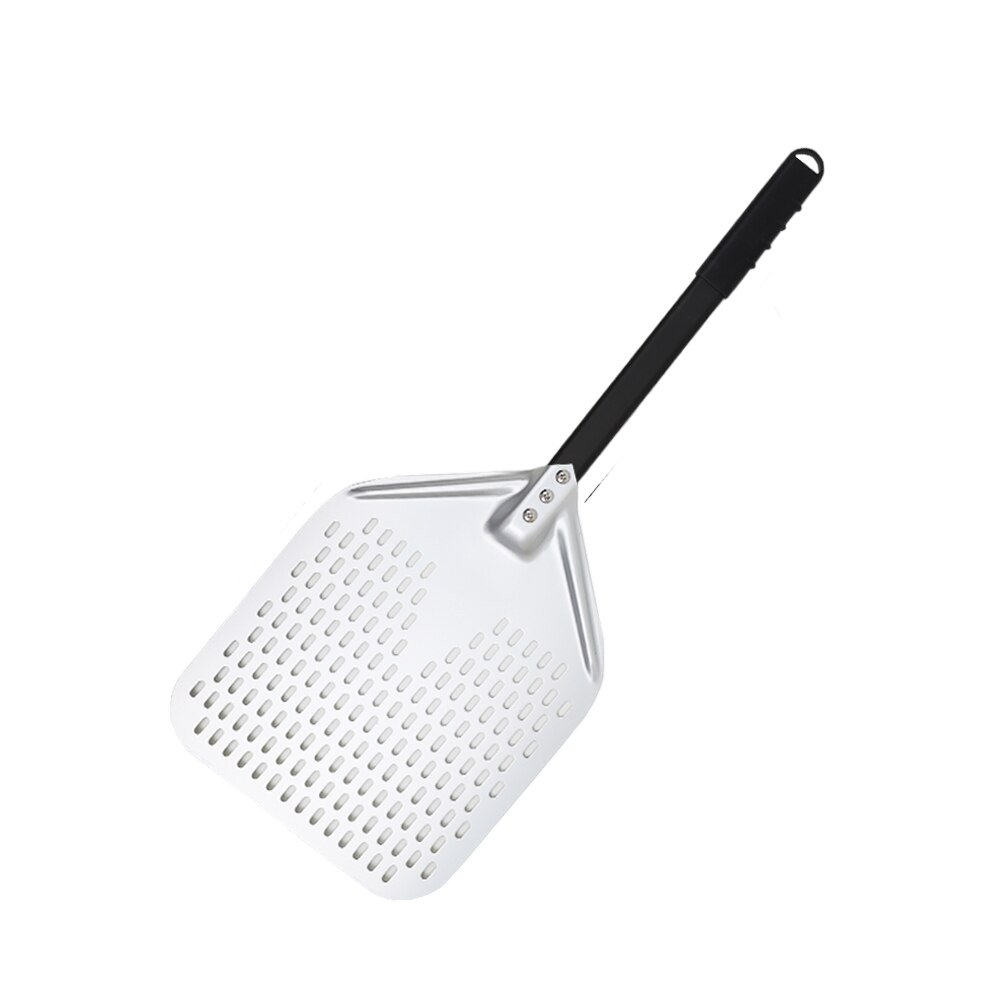 Pizza Shovel 30 Centimetre X 70 Silver Perforated Peel With Metal Handle Pizza Paddles