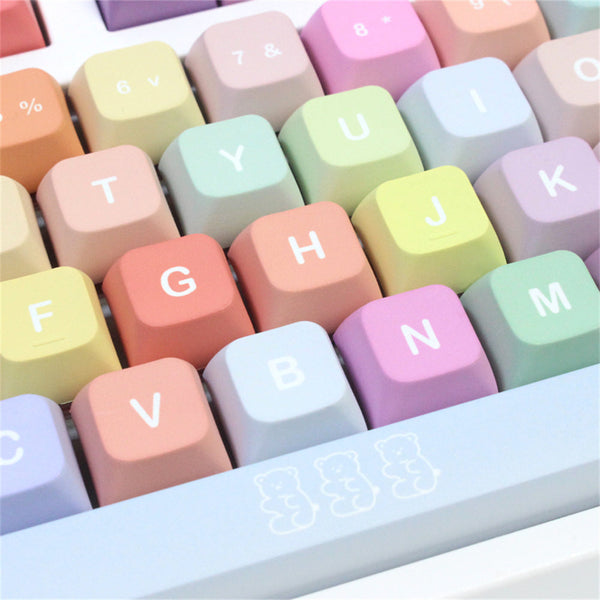 Keycap Keyboard Gummy Bears 133 Keys Colourful Mechanical Gaming Diy Keycaps Keyboards & Keypads