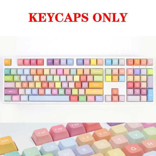 Keycap Keyboard Gummy Bears 133 Keys Colourful Mechanical Gaming Diy Keycaps Keyboards & Keypads