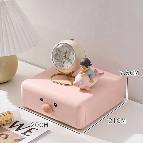 Storage Box Pink Desktop Drawers For Stationery Organizer Garden Boxes Storage Boxes