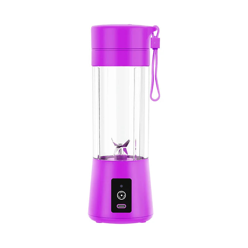 Mini Juicer Purple 380Ml Usb Blender Bottle Squeezer Extractor Machine Juicers
