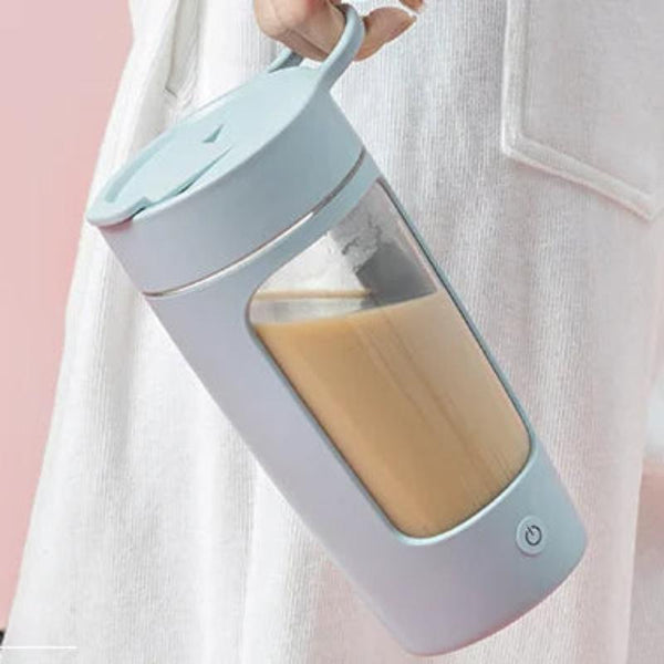 Mini Juicer Blue 650 Millilitre Rechargeable Electric Bottle Shaker Blender Juicers