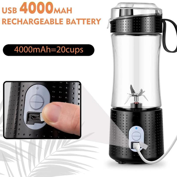 Mini Juicer Green Wireless Machine Bottle Squeezer Ice Blender Juicers