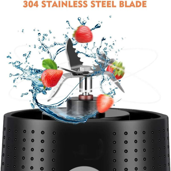 Mini Juicer Red Wireless Machine Bottle Squeezer Ice Blender Juicers