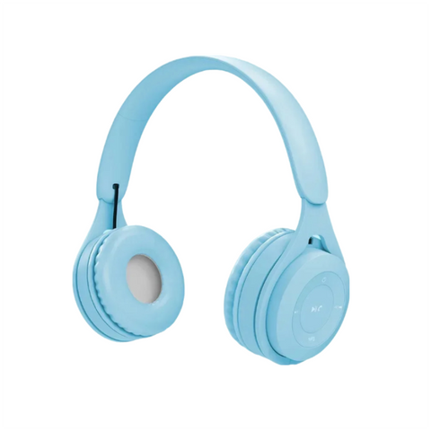 Headphone Blue Y08 Bluetooth Wireless Headset Over Ear For Mobile Accessories Headsets