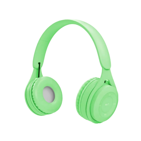 Headphone Green Y08 Bluetooth Wireless Headset Over Ear Headphones For Mobile Accessories Headsets