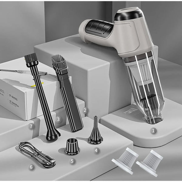 Vacuum Cleaner Gray Basic With Dual Use Cordless 3In1 Appliance Vacuum Cleaners