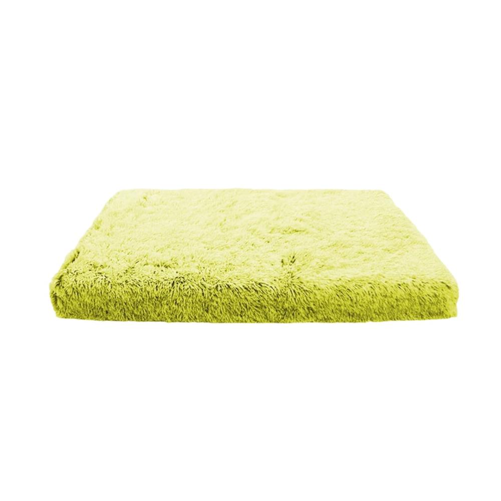 Pet Bed Apple Green Removable Calming Soft Plush Cushion Mat Pet Beds
