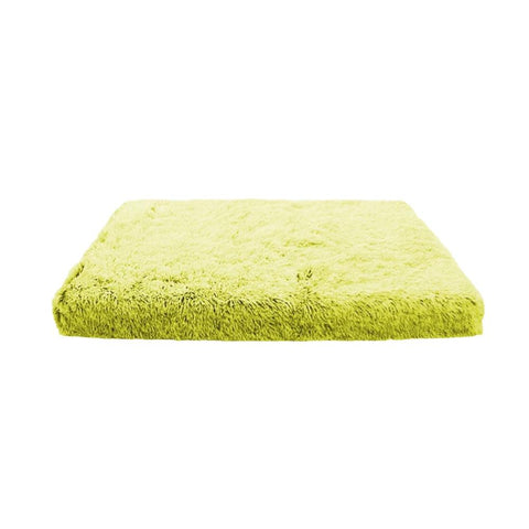 Pet Bed Apple Green Removable Calming Soft Plush Cushion Mat Pet Beds