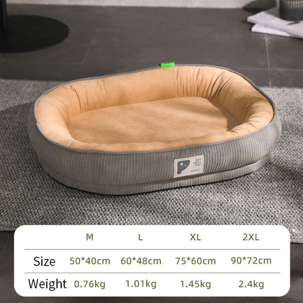 Pet Bed Sunny Yellow Plush Cushion Mattress Couch Accessories Pet Beds