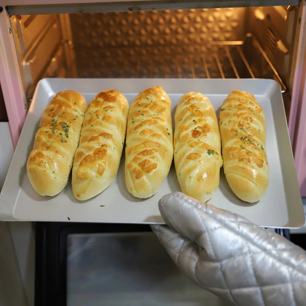 Baking Tray Silver 1 Piece Rectangular Oven Pastry Sheet Pan For Kitchen Bakeware Baking Trays