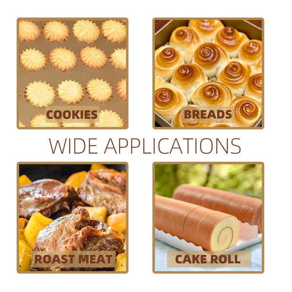 Baking Tray Golden Square Non Stick Oven Toaster Pastry Sheet Pan For Kitchen Bakeware Baking Trays