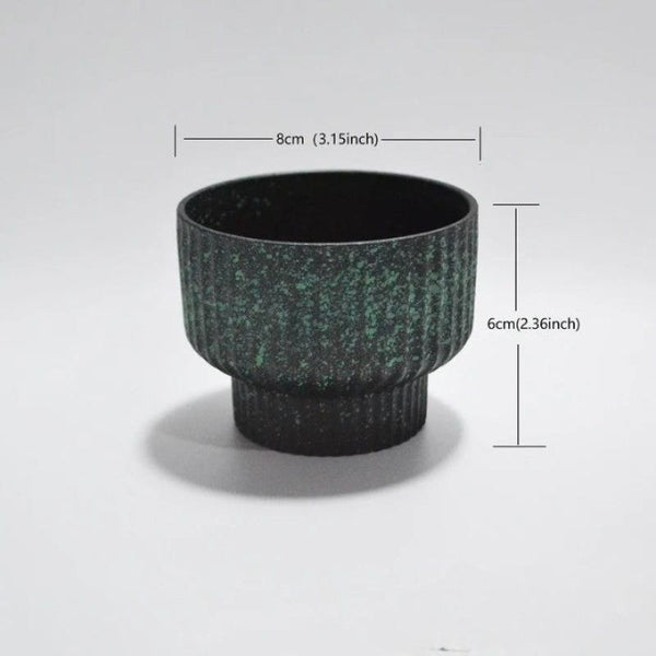 Flower Vase Speckled Light Green Small Succulent Plant Pot Decor Vases