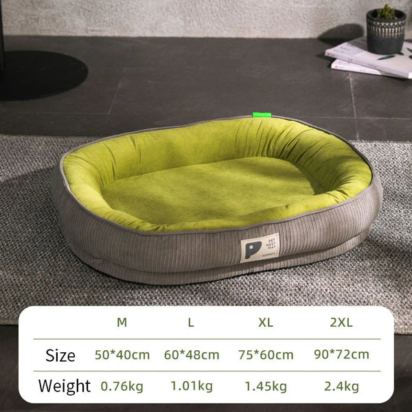 Pet Bed Apple Green Plush Cushion Mattress Couch Accessories Pet Beds