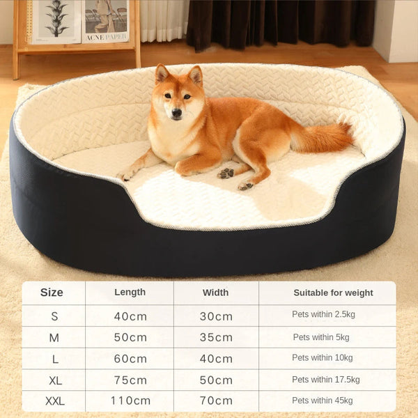 Pet Bed Black White Small Double Sided Dog Mat Kennel Soft Fleece Sofa Pet Beds