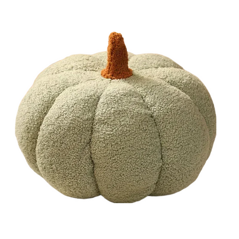 Light Green Lamb Fleece Pumpkin Plush Throw Pillow For Decor 20Cm Cushions & Decorative Pillows