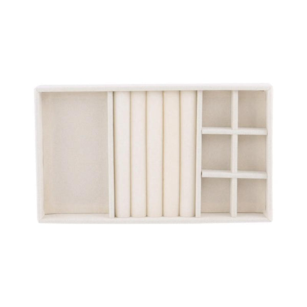 Veile Studios Jewelry Storage Beige Design Drawer Jewellery Holder For Rings Earrings Necklaces Bracelets Jewellery Holders & Organisers