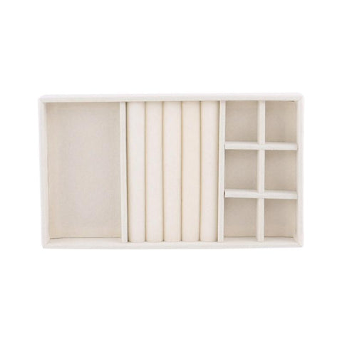 Veile Studios Jewelry Storage Beige Design Drawer Jewellery Holder For Rings Earrings Necklaces Bracelets Jewellery Holders & Organisers