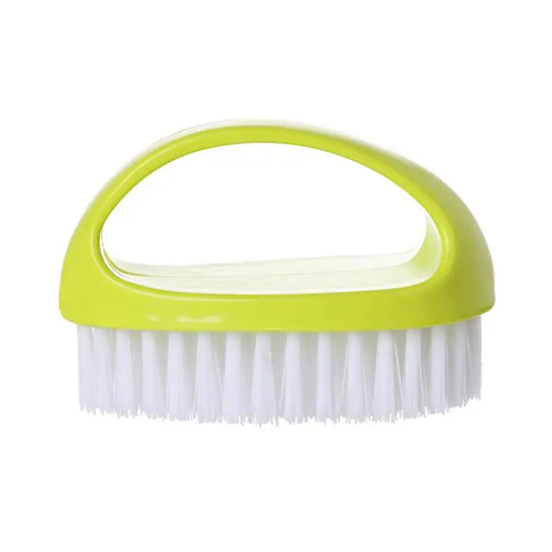 Laundry Brush Green Multi Functional Cleaning Washing Flexible Scrub For Bathroom Kitchen Cleaning Brushes