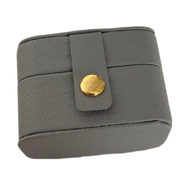 Veile Studios Jewelry Storage Mini Ring Box Portable Organizer Travel Gift Case Leather Holder Jewellery Boxes