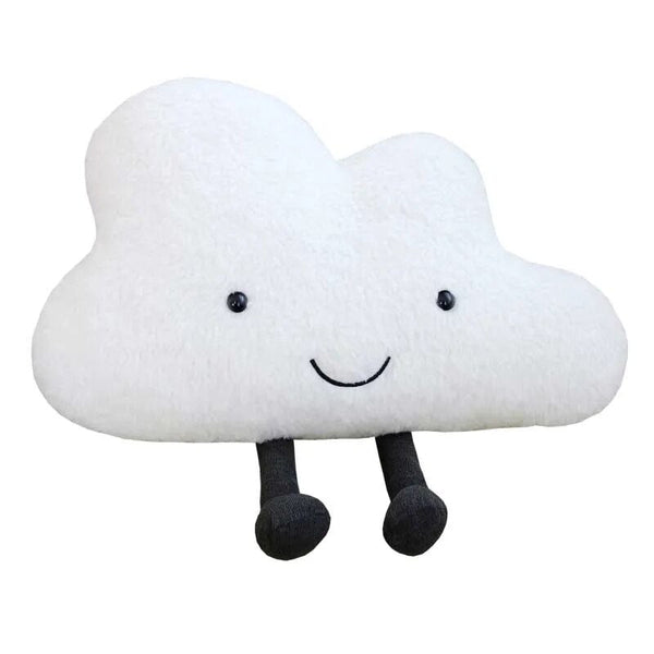 Plush Cloud Shape Pillow With Legs Soft Cushion For Decor Comfort Cushions & Decorative Pillows