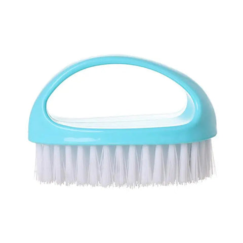 Laundry Brush Blue Multi Functional Cleaning Washing Flexible Scrub For Bathroom Kitchen Cleaning Brushes