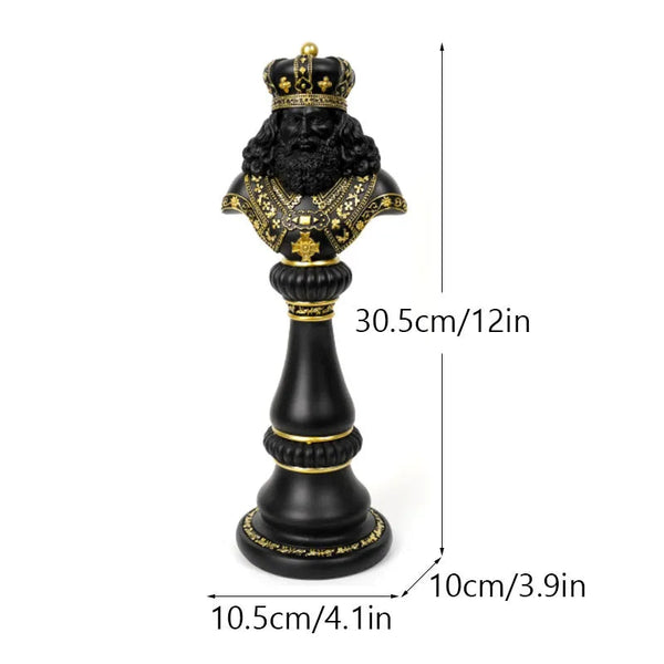 Figurine Chess Piece New King Resin Living Room Desktop Decoration Gifts Sculptures & Figurines