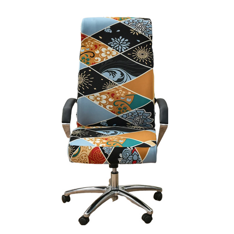 Office Chair Cover All Seasons Design Medium Non Slip Rotating Seat Case Universal Armrest Protector Slipcovers