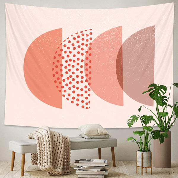 Tapestry Pink Slice 150X100cm Psychedelic Scene Art Bohemian Decorative Sheet Tapestries