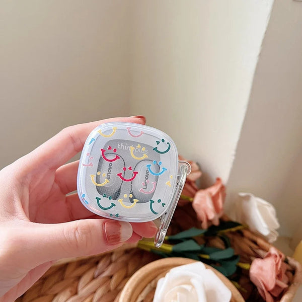 Earphone Case Colored Smiles For Lenovo Xt62 Tws Soft Tpu Transparent Headset Cover Earbud Cases