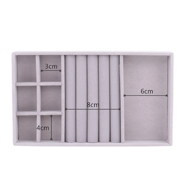 Veile Studios Jewelry Storage Grey Design Display Tray Drawer Jewellery Holder For Rings Earrings Necklaces Bracelets Jewellery Holders & Organisers
